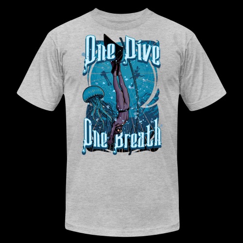 One Dive One Breath Freediving - Unisex Jersey T-Shirt by Bella + Canvas