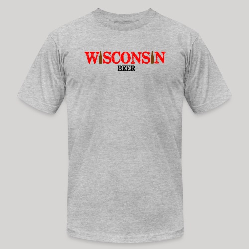 Wisconsin Beer - Unisex Jersey T-Shirt by Bella + Canvas