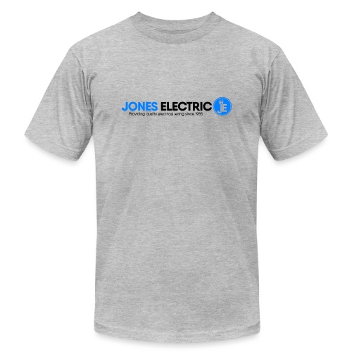 Jones Electric Logo Vector - Unisex Jersey T-Shirt by Bella + Canvas