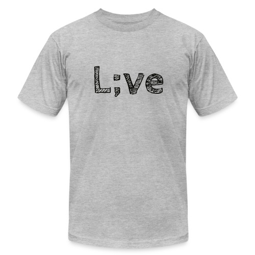 Semicolon Live - Unisex Jersey T-Shirt by Bella + Canvas