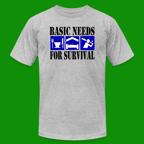 Softball/Baseball Basic Needs - Unisex Jersey T-Shirt by Bella + Canvas