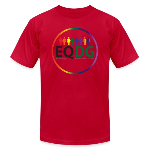 EQDG circle logo - Unisex Jersey T-Shirt by Bella + Canvas