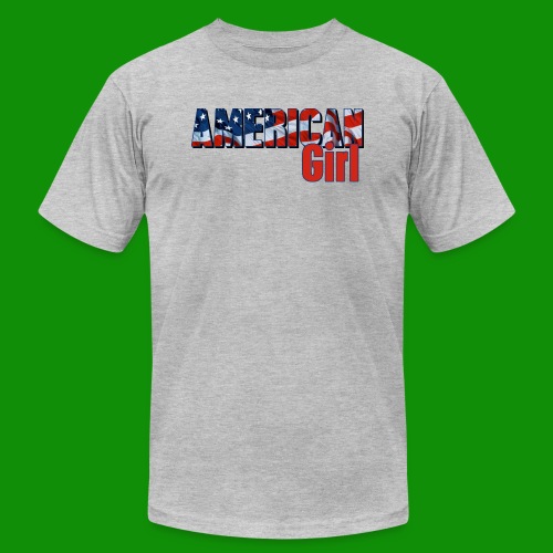 AMERICAN GIRL - Unisex Jersey T-Shirt by Bella + Canvas