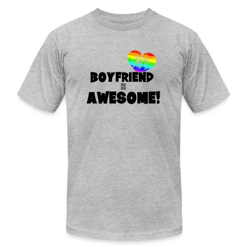 My BoyFriend is Awesome - Unisex Jersey T-Shirt by Bella + Canvas