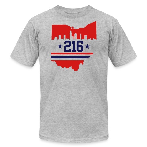 Cleveland 216 - Unisex Jersey T-Shirt by Bella + Canvas