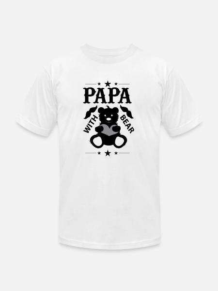 Papa Bear - Unisex Jersey T-Shirt by Bella + Canvas -