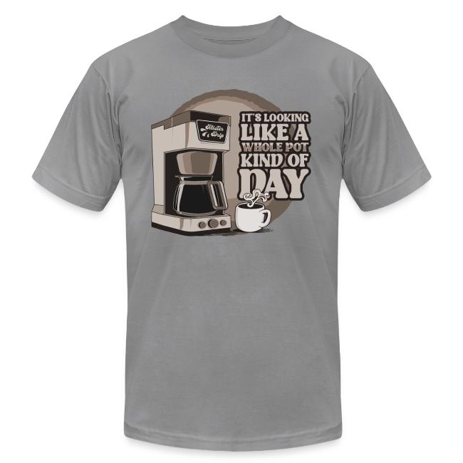 Retro Drip Coffee Maker Technical Drawing Shirt