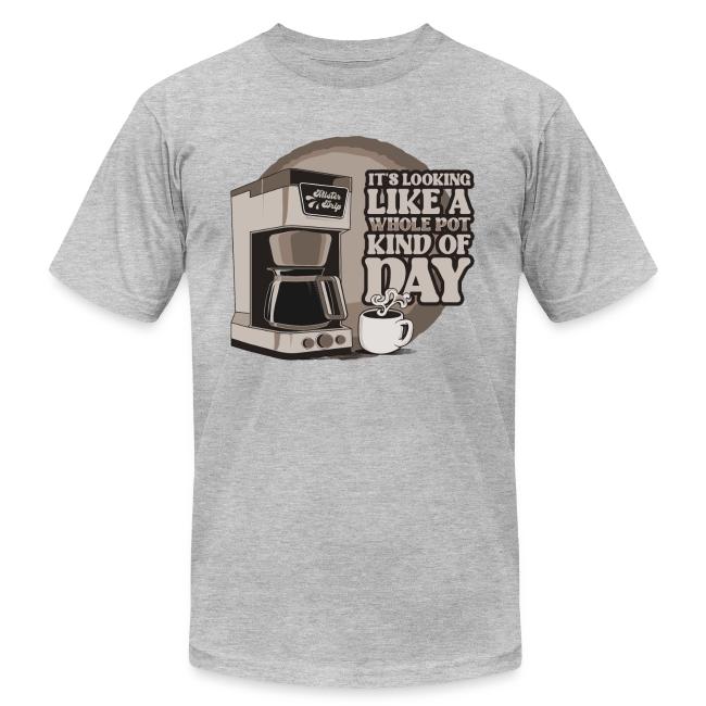 Retro Drip Coffee Maker Technical Drawing Shirt