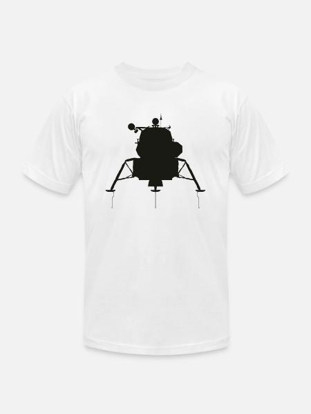 Lunar Module - Unisex Jersey T-Shirt by Bella + Canvas - heather gray