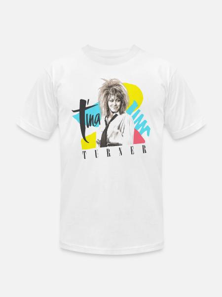 Tina Turner Photography With Colorful Background - Unisex Jersey T-Shirt by Bella + Canvas - heather gray