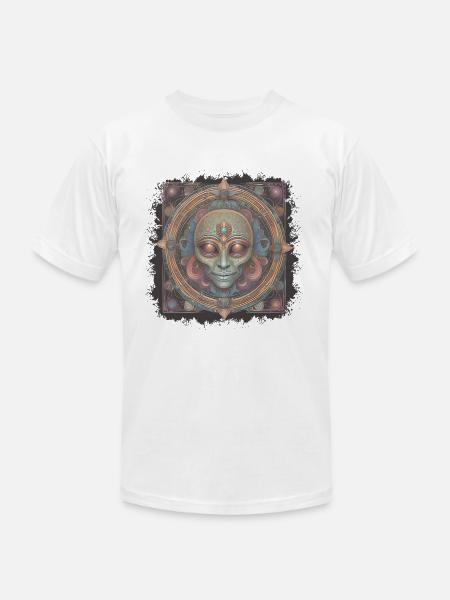 Alien face - Unisex Jersey T-Shirt by Bella + Canvas -