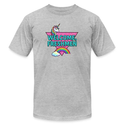 Welcome, Freshmen - Unisex Jersey T-Shirt by Bella + Canvas