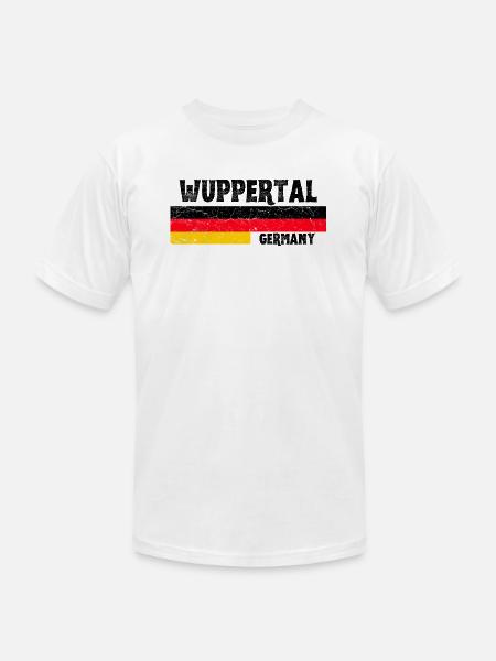 Wuppertal Germany - Unisex Jersey T-Shirt by Bella + Canvas -