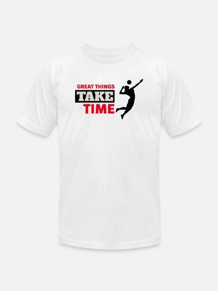 volleyball player 1 1 - Unisex Jersey T-Shirt by Bella + Canvas -