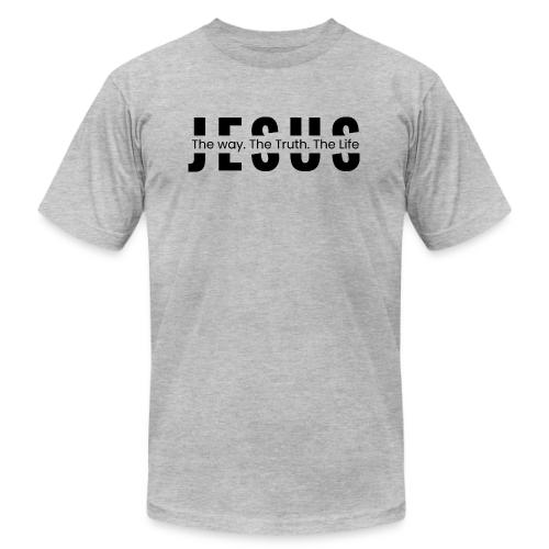 Jesus the Truth and the Life Bible Verse Merch - Unisex Jersey T-Shirt by Bella + Canvas