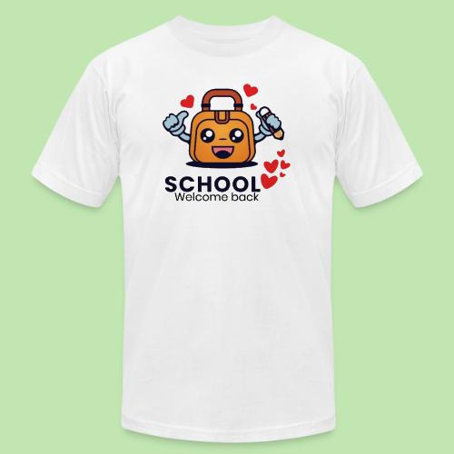first day of school outfit- school Welcome back - Unisex Jersey T-Shirt by Bella + Canvas