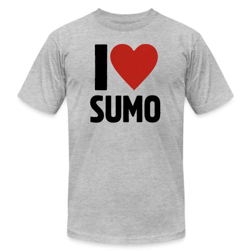 I Love Sumo – Bold Minimalist Sumo Wrestling Fan - Unisex Jersey T-Shirt by Bella + Canvas