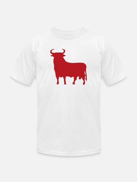 Spanish Bull - Unisex Jersey T-Shirt by Bella + Canvas - heather gray