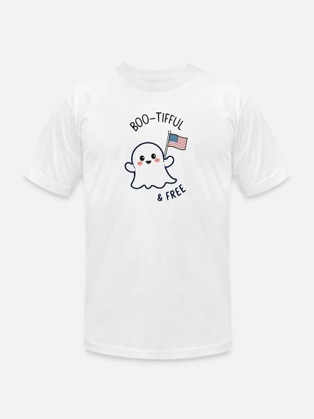 Ghost - 4th of july - Unisex Jersey T-Shirt by Bella + Canvas -