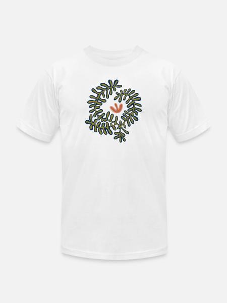 Figurative Plant Print - Unisex Jersey T-Shirt by Bella + Canvas -
