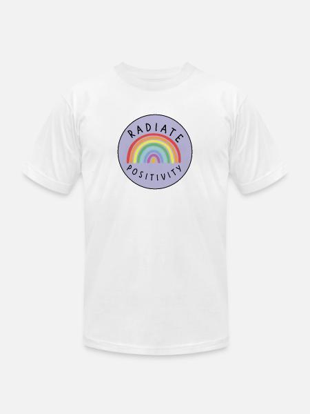 Radiate positivity - Unisex Jersey T-Shirt by Bella + Canvas -