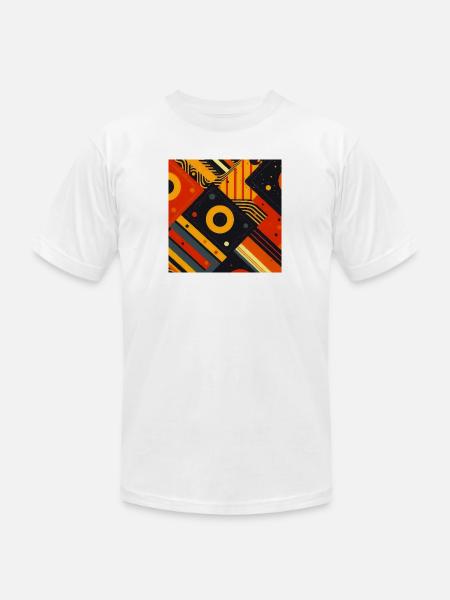 Retro Abstractions - Unisex Jersey T-Shirt by Bella + Canvas -