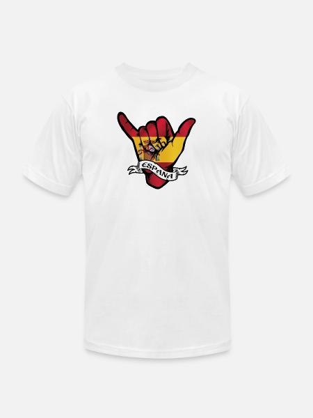 Espana Shaka - Unisex Jersey T-Shirt by Bella + Canvas - 