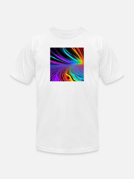 Fractal Flow - Unisex Jersey T-Shirt by Bella + Canvas - 