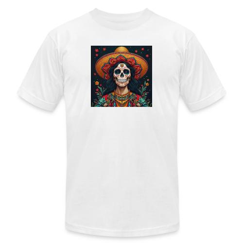 Charra Skull Art | Traditional Mexican Design - Unisex Jersey T-Shirt by Bella + Canvas