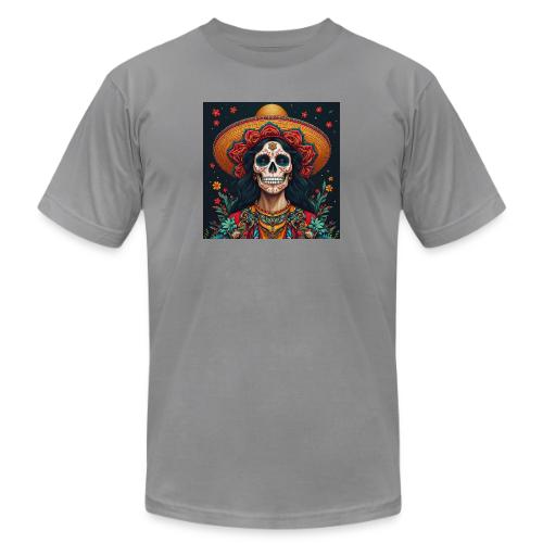 Charra Skull Art | Traditional Mexican Design - Unisex Jersey T-Shirt by Bella + Canvas
