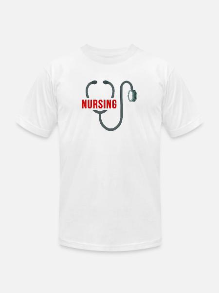Stethoscope Nursing - Unisex Jersey T-Shirt by Bella + Canvas -
