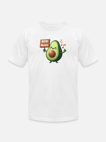 Avo love music - Unisex Jersey T-Shirt by Bella + Canvas -
