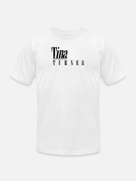 Tina Turner Minimalist Logo Design - Unisex Jersey T-Shirt by Bella + Canvas - heather gray