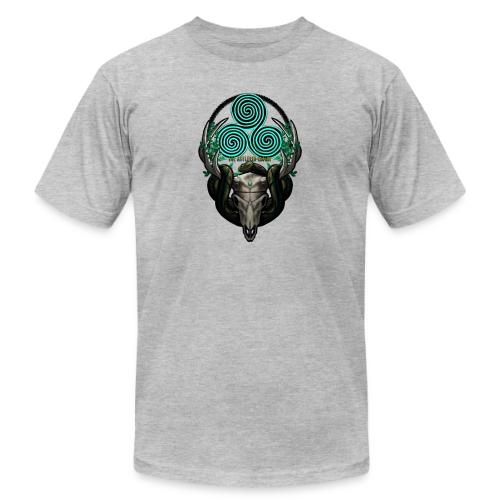 The Antlered Crown (Color Text) - Unisex Jersey T-Shirt by Bella + Canvas
