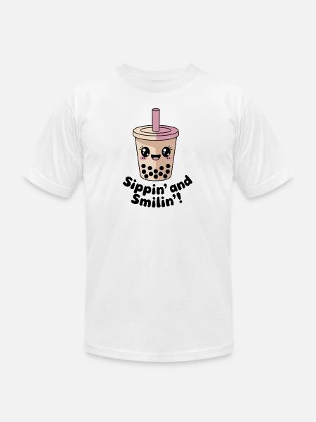 Sippin and Smilin - Unisex Jersey T-Shirt by Bella + Canvas -