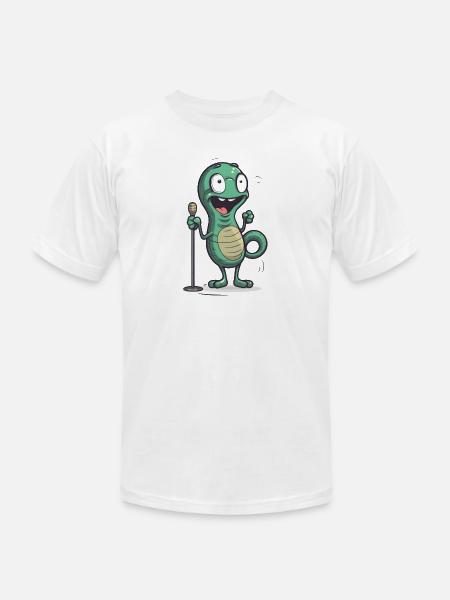 Jokester Lizard Live - Unisex Jersey T-Shirt by Bella + Canvas - 