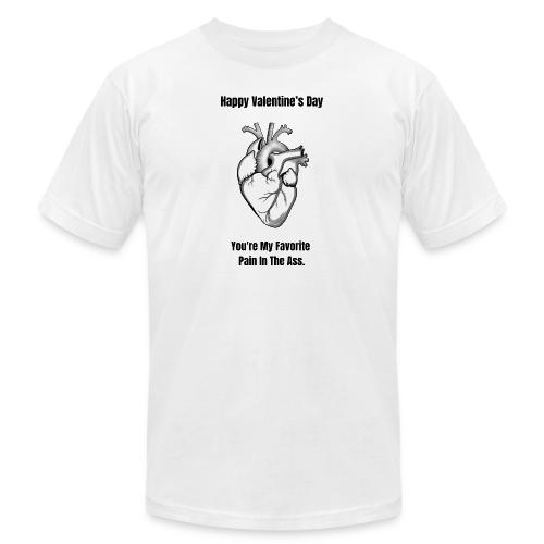 I'm Glad I Swiped Right T-Shirt | Funny Valentine - Unisex Jersey T-Shirt by Bella + Canvas
