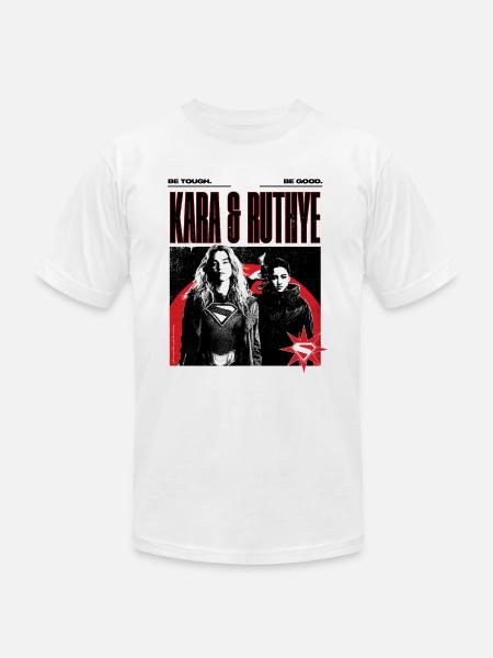 Supergirl Movie Be Tough Be Good Kara And Ruthye - Unisex Jersey T-Shirt by Bella + Canvas - heather gray
