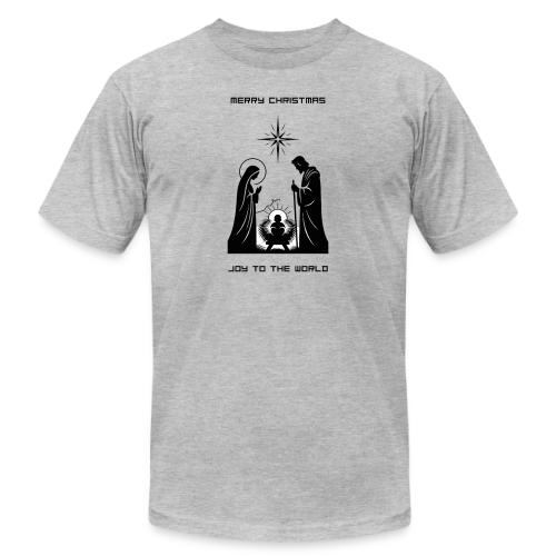 Joy to the World T-Shirt | Minimalist Nativity - Unisex Jersey T-Shirt by Bella + Canvas