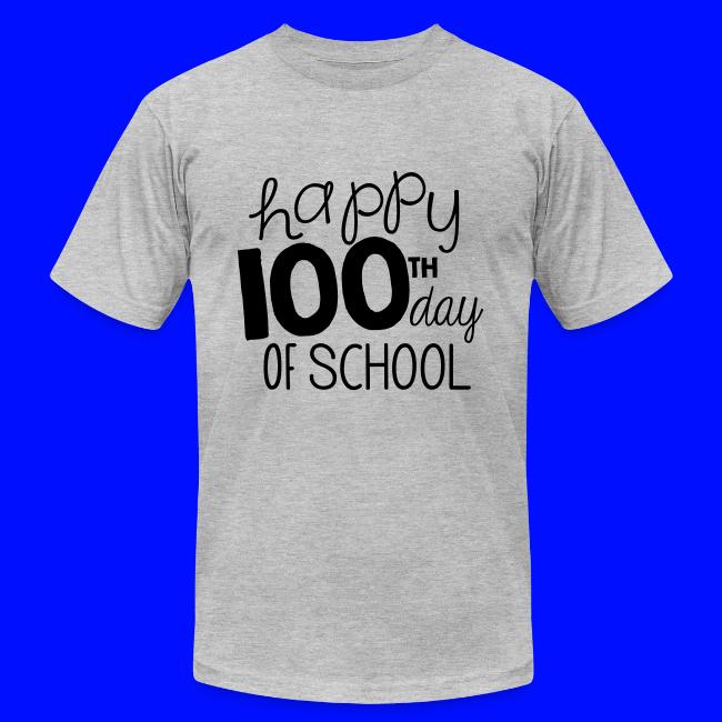 Happy 100th Day of School Chalk Teacher T-Shirt