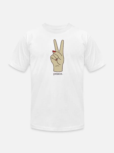 peace 1 1 - Unisex Jersey T-Shirt by Bella + Canvas -