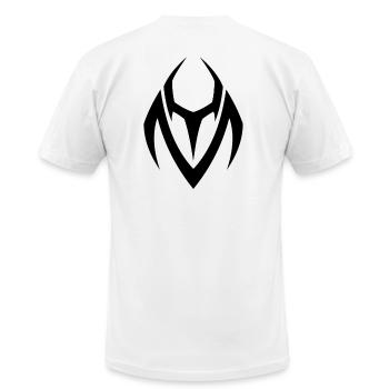 Lord Kuda wl YM Logo+ - Unisex Jersey T-Shirt by Bella + Canvas - heather gray - Back - Jose (178cm)