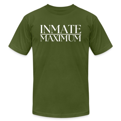 Inmate Maximum Halloween Costume - Unisex Jersey T-Shirt by Bella + Canvas