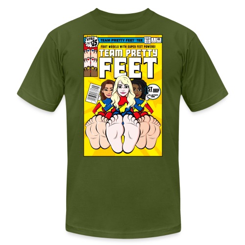 TEAM PRETTY FEET Comic Cover (Variant Edition 2) - Unisex Jersey T-Shirt by Bella + Canvas