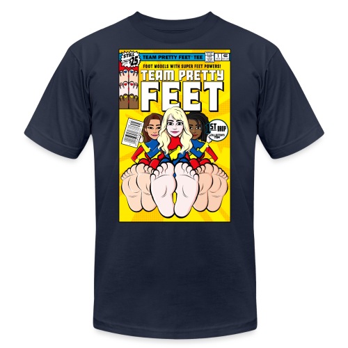 TEAM PRETTY FEET Comic Cover (Variant Edition 2) - Unisex Jersey T-Shirt by Bella + Canvas