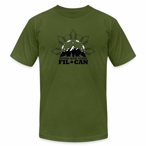 NORTHERN BRITISH COLUMBIA FIL CAN - men light - Unisex Jersey T-Shirt by Bella + Canvas