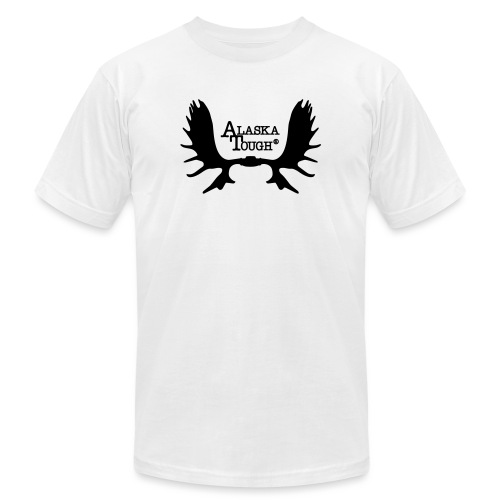 Alaska Hoodie Moose Design - Unisex Jersey T-Shirt by Bella + Canvas