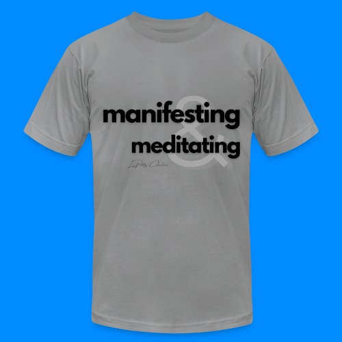 Manifesting & Meditating - Dark Font - Unisex Jersey T-Shirt by Bella + Canvas