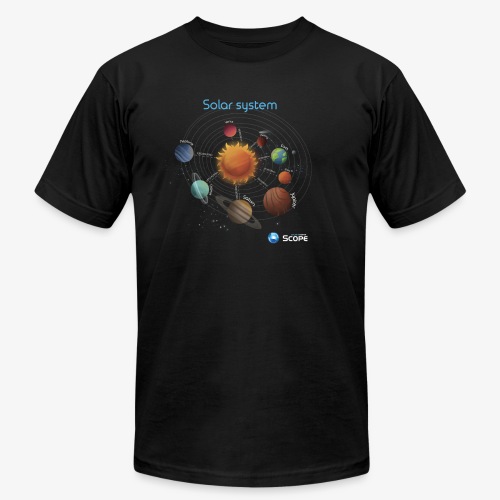 Solar System Scope : Solar System - Unisex Jersey T-Shirt by Bella + Canvas