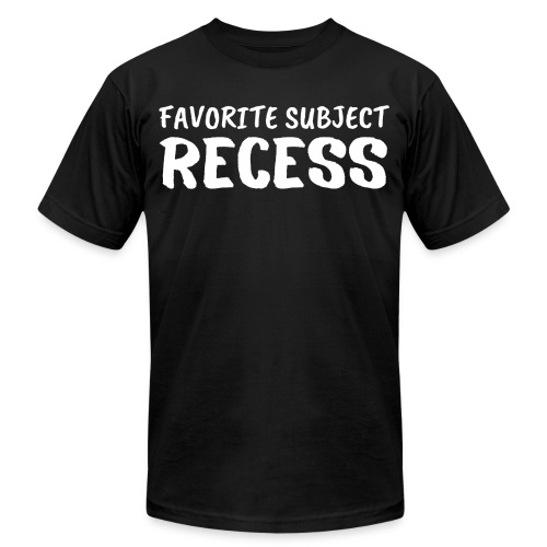 Favorite Subject RECESS - Unisex Jersey T-Shirt by Bella + Canvas